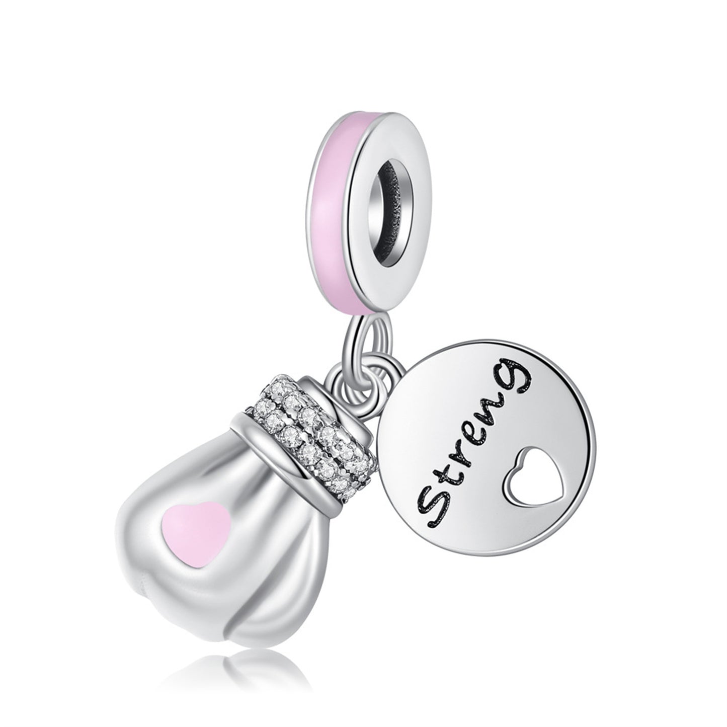 925 Sterling Silver Simple Life Coffee Cup Pendant Series Charm