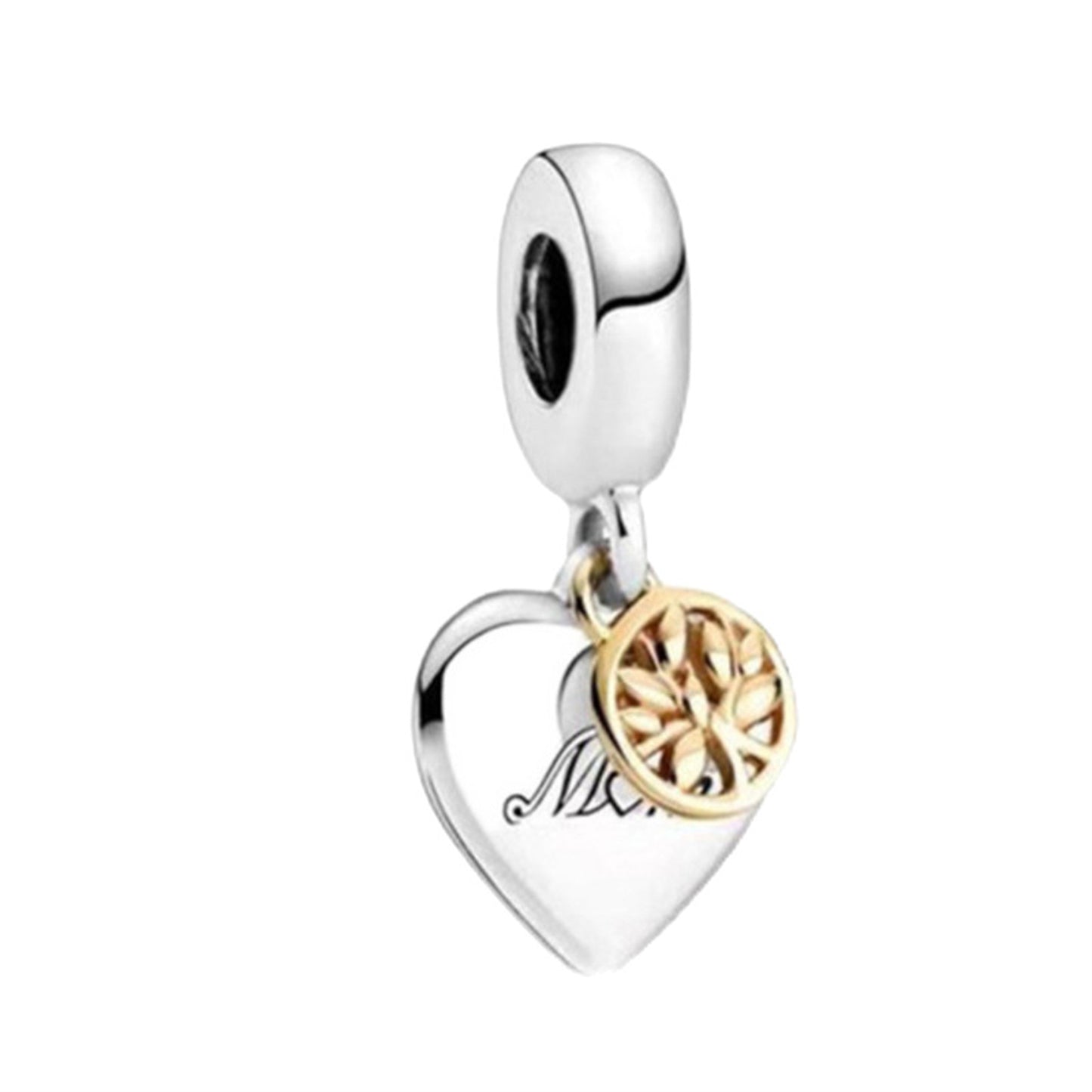 S925 Sterling Silver Family Pendant Series Charm