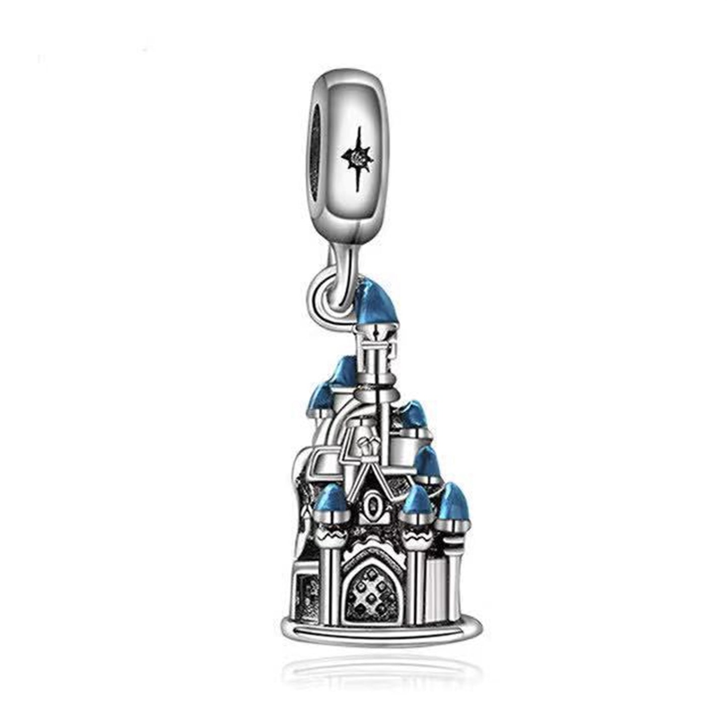 S925 Sterling Silver Exquisite Castle Pendant Series Charm