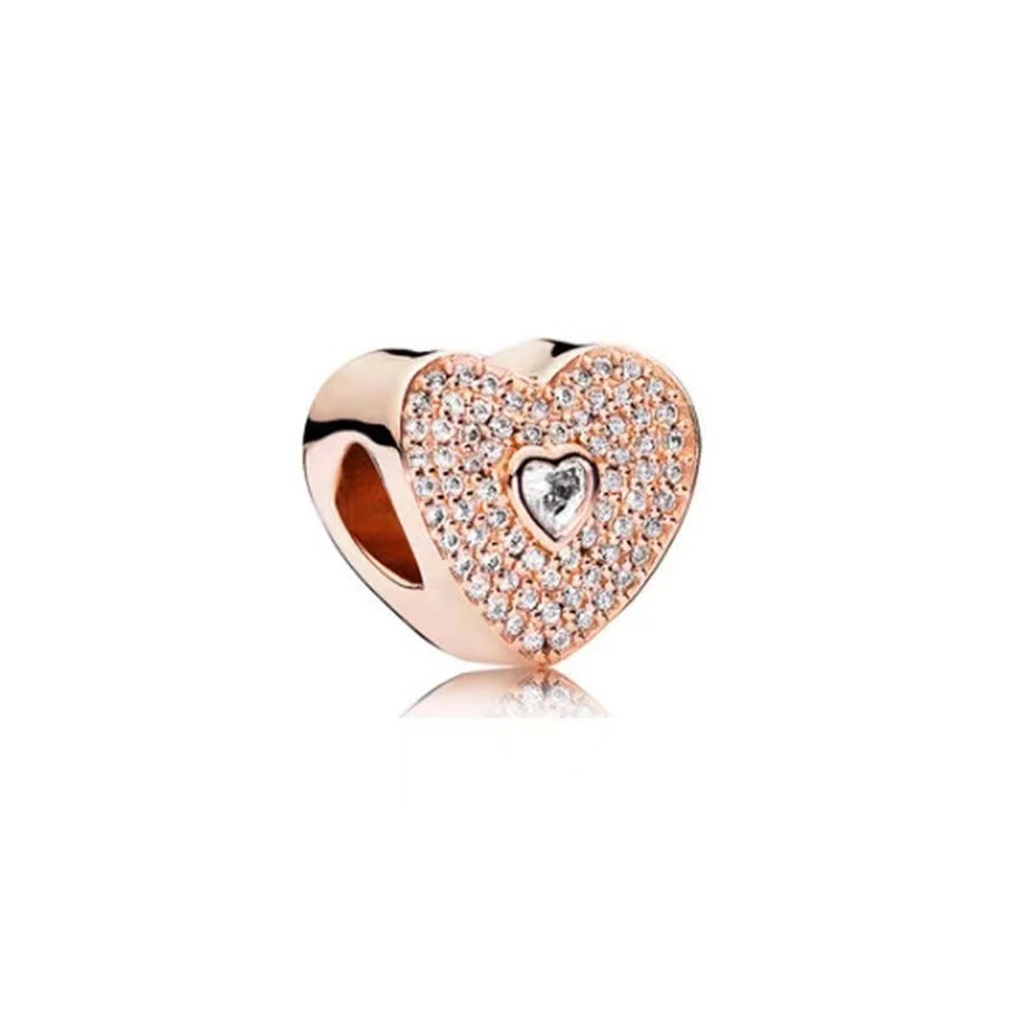 Rose Gold Series Summer Flowers Charms