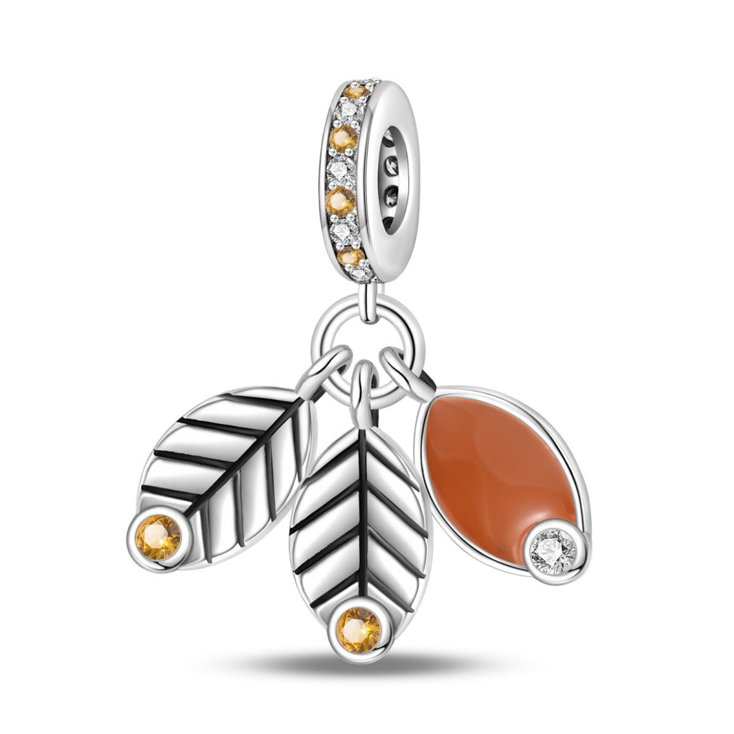 925 Sterling Silver Coffee Candy Pendant Series Charm