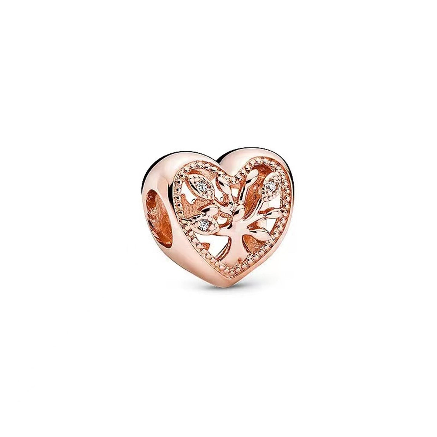 Rose Gold Series Summer Flowers Charms