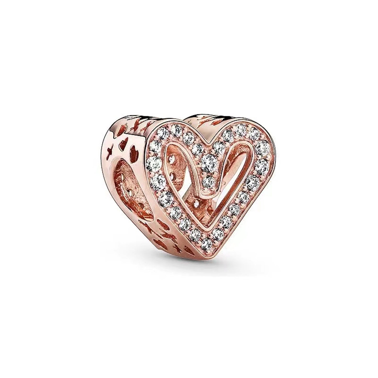 Rose Gold Series Summer Flowers Charms