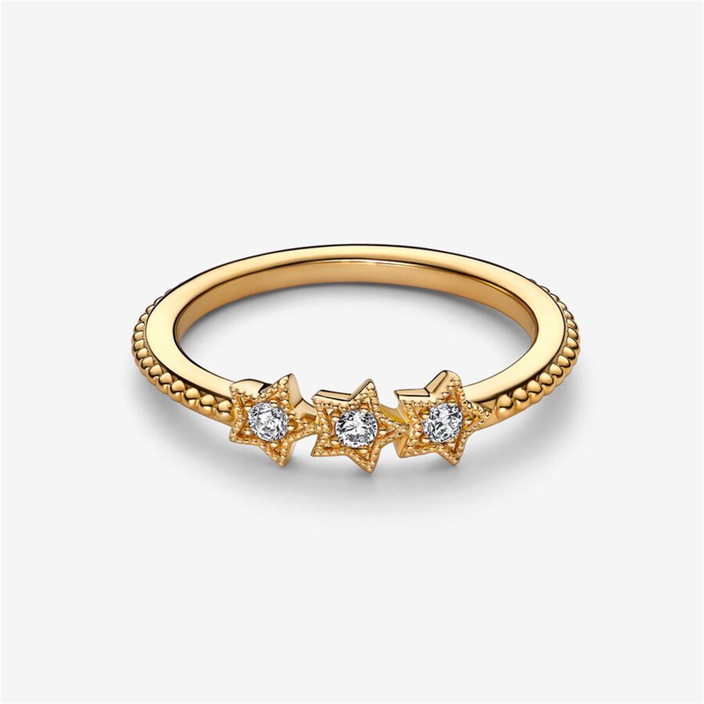 S925 Sterling Silver Celestial Stars Ring