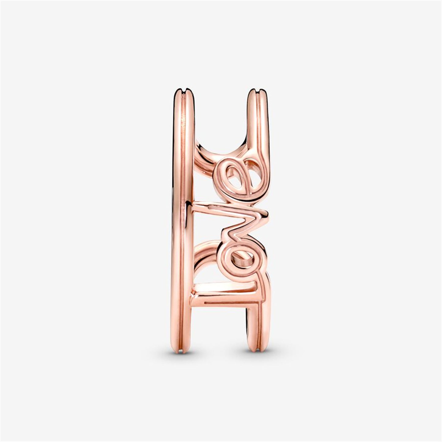 S925 Sterling Silver ME Love Open Ring