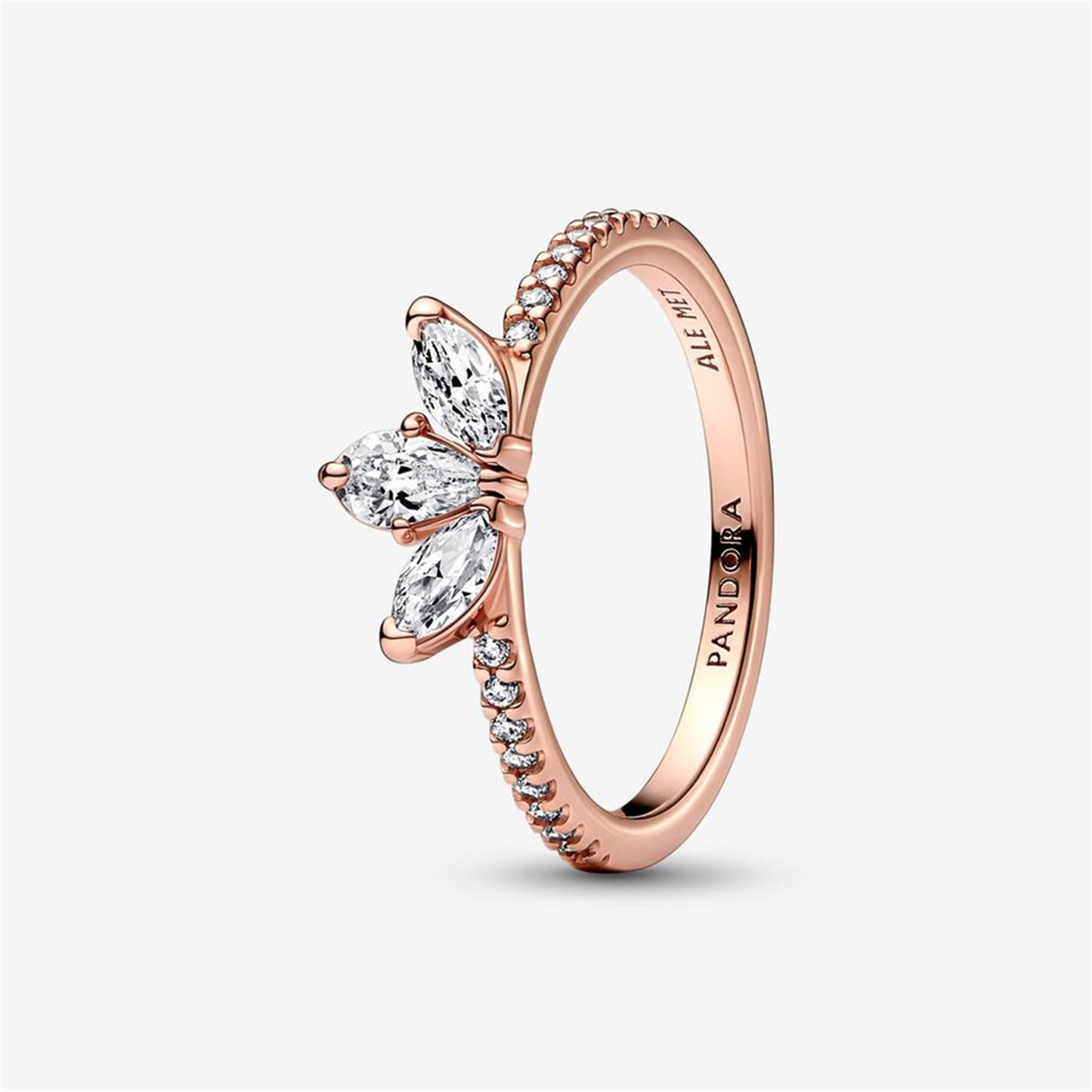 S925 sterling silver Sparkling Herbarium Cluster Ring