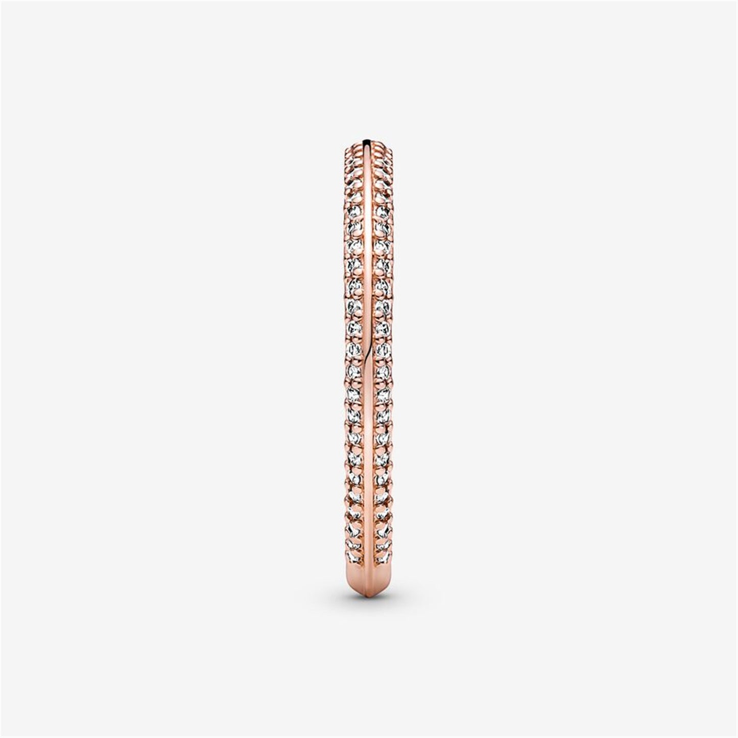 S925 Sterling Silver ME Pavé Ring