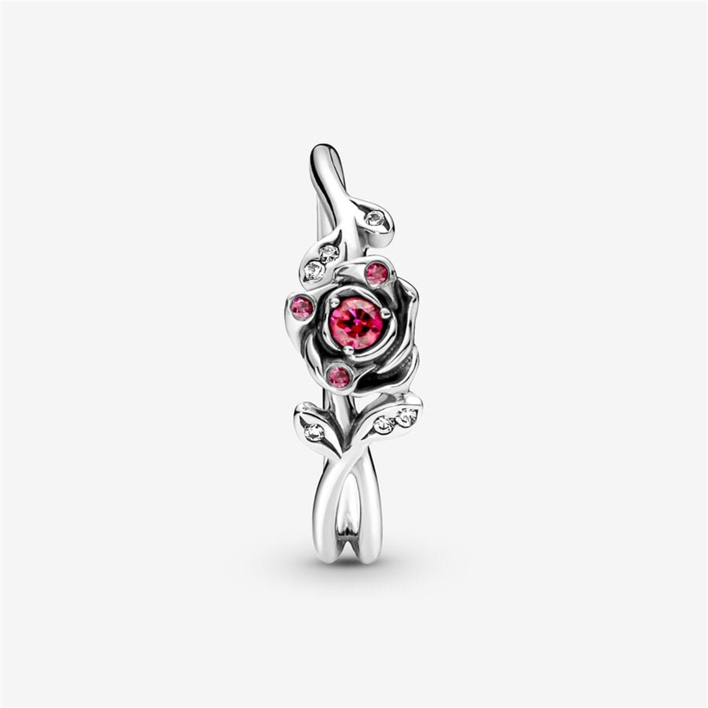 S925 Sterling Silver Beauty and the Beast Rose Ring