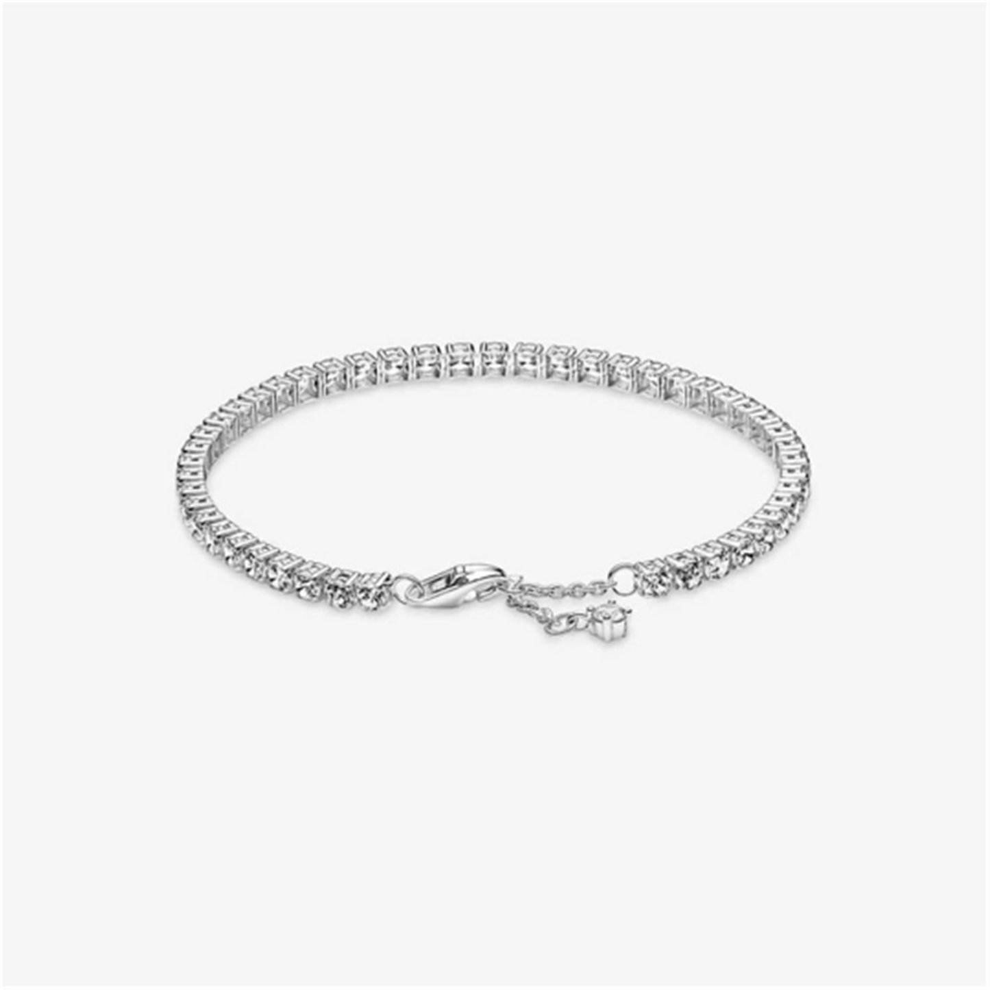S925 Sterling Silver Sparkling Tennis Bracelet
