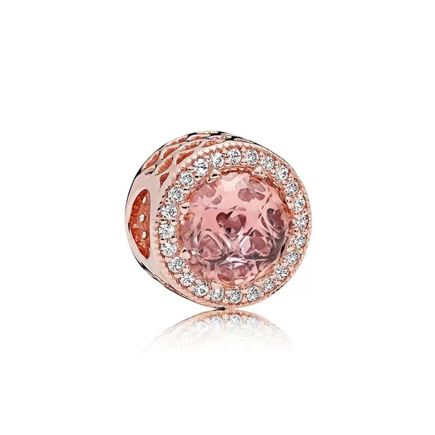Rose Gold Series Summer Flowers Charms