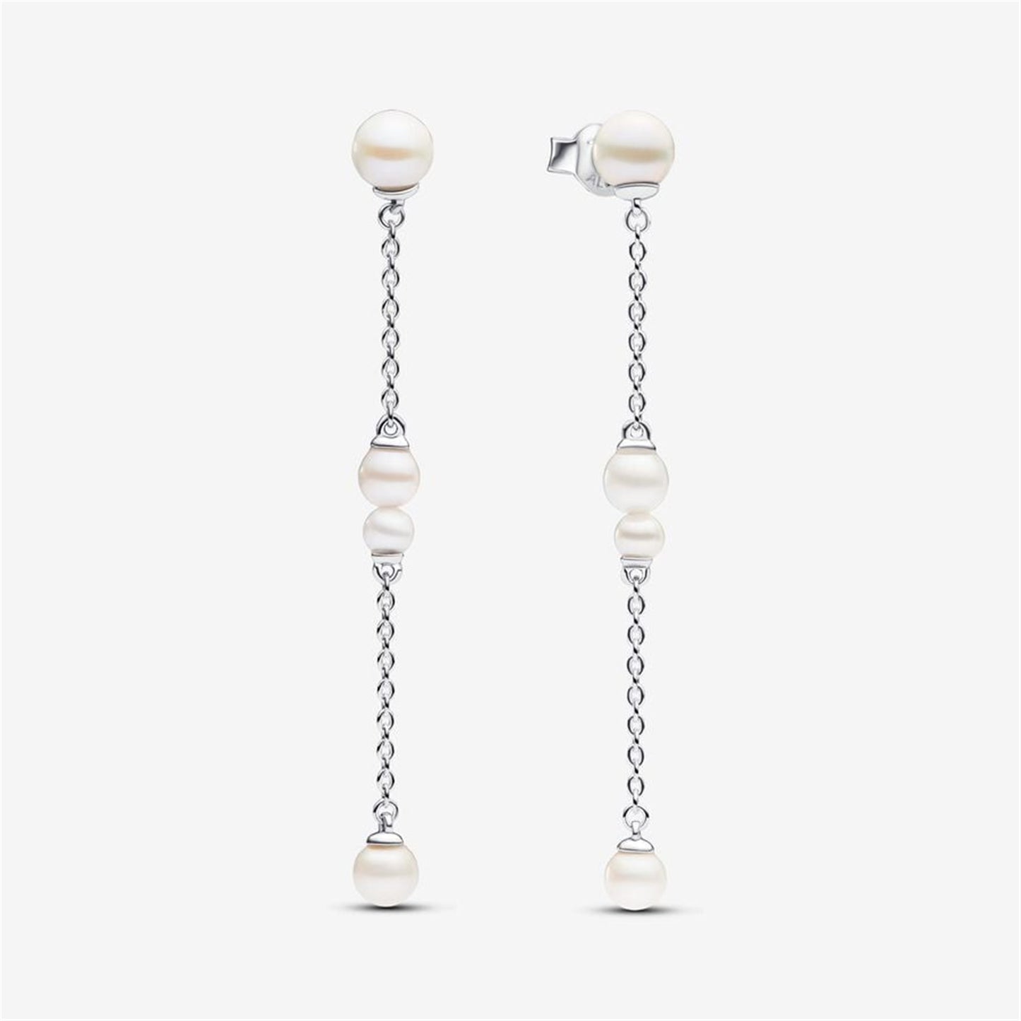 S925 Sterling Silver Treated Freshwater Cultured Pearl Drop Earrings