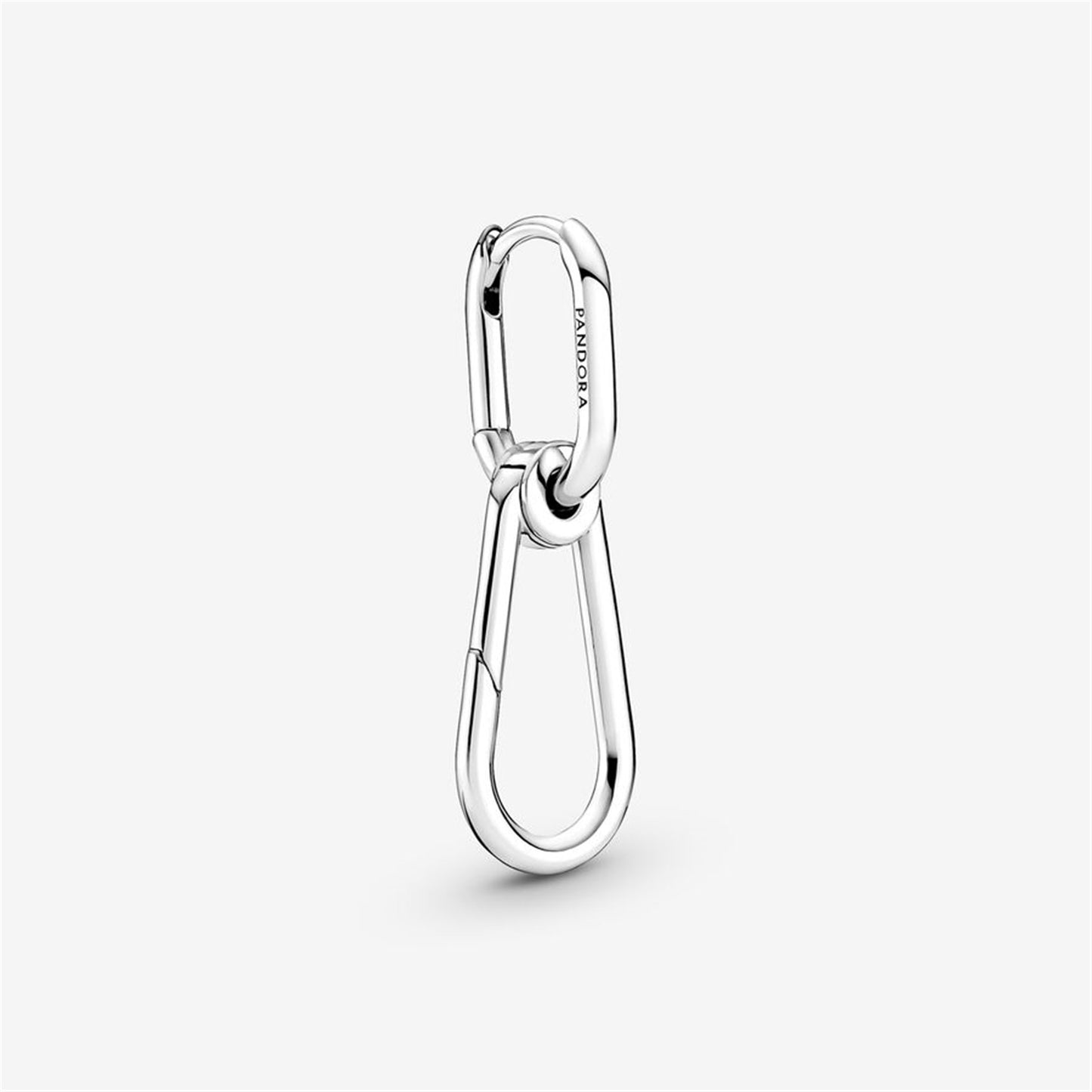 S925 Sterling Silver ME Hoop Link Earring