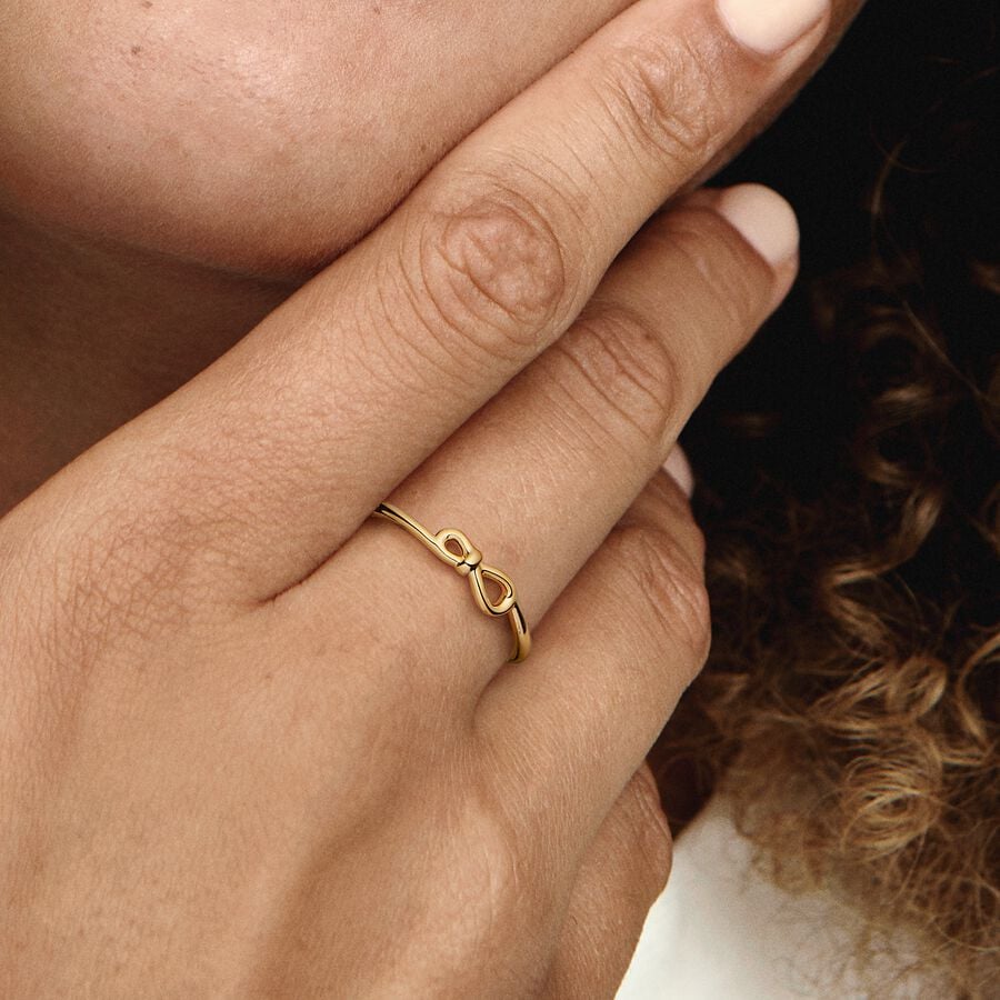 925 sterling silver Infinity Knot Ring