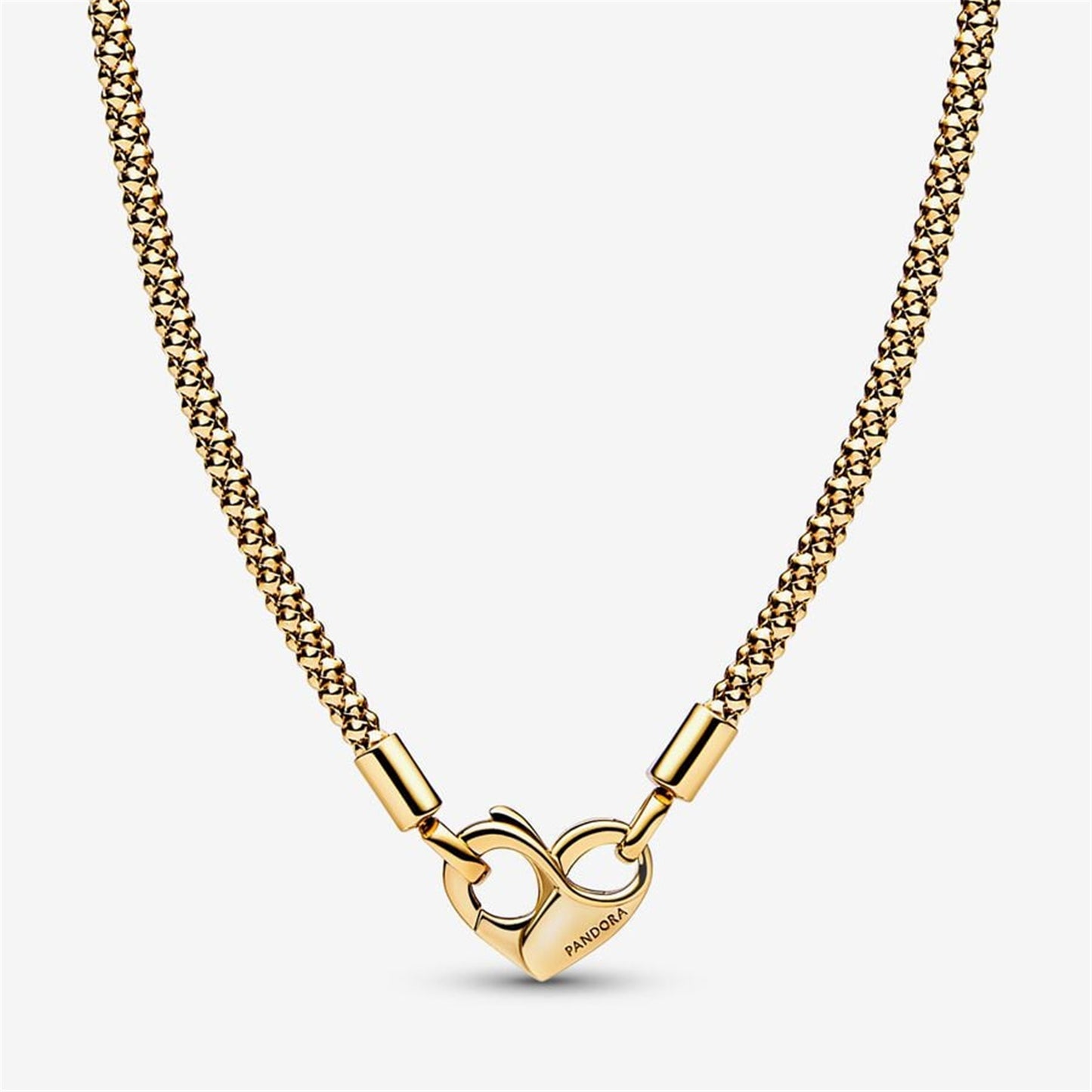 S925 Sterling Silver Moments Studded Chain Necklace