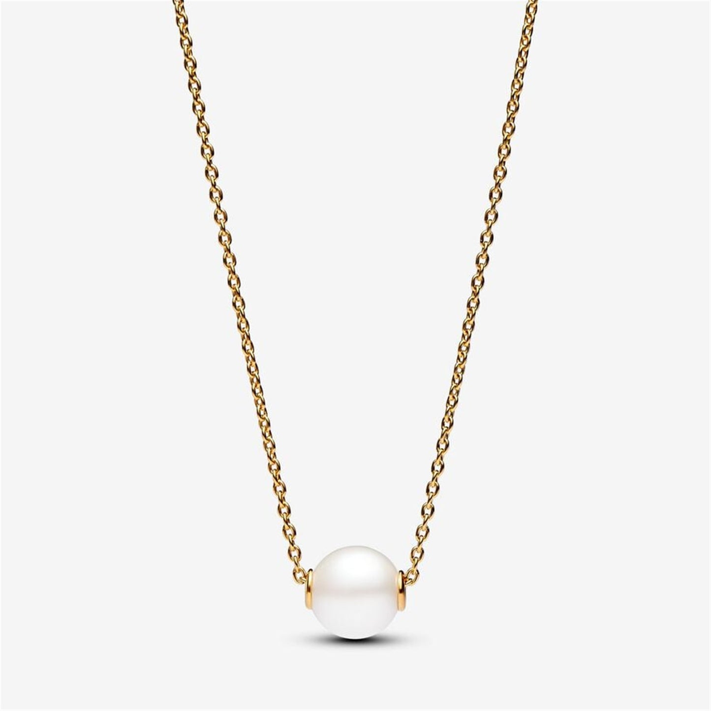 S925 Sterling Silver Treated Freshwater Cultured Pearl Collier Necklace