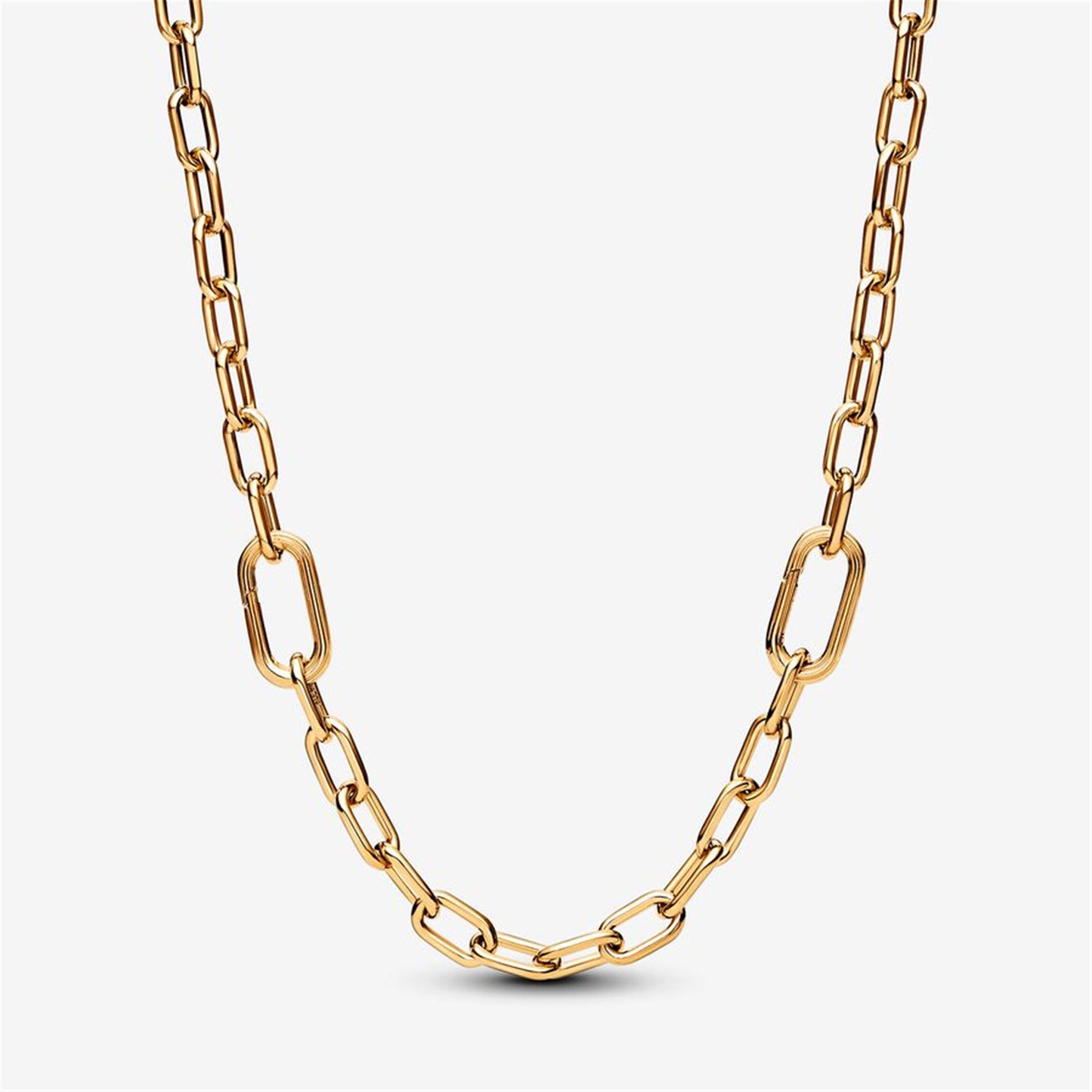 S925 Sterling Silver ME Small-Link Chain Necklace