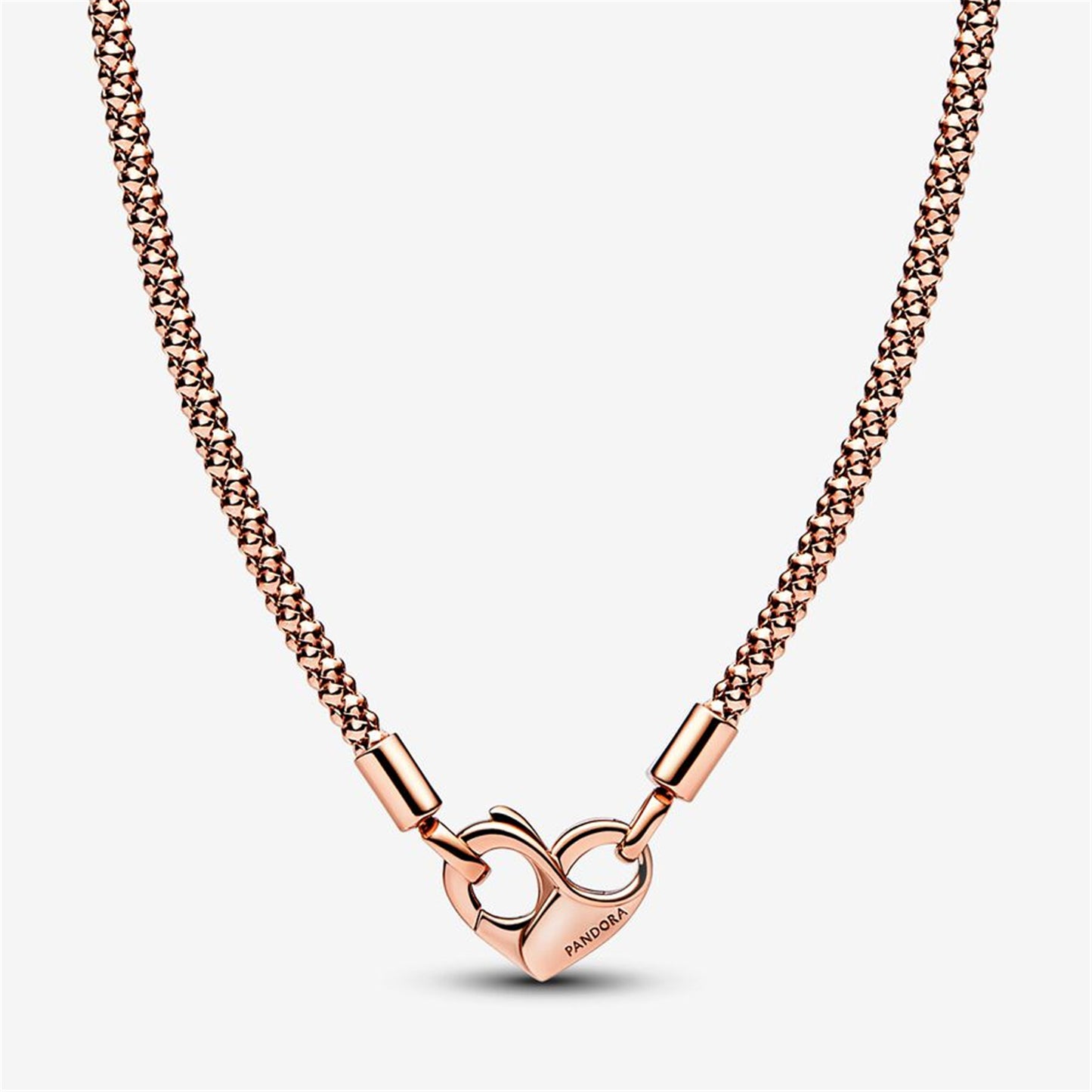 S925 Sterling Silver Moments Studded Chain Necklace