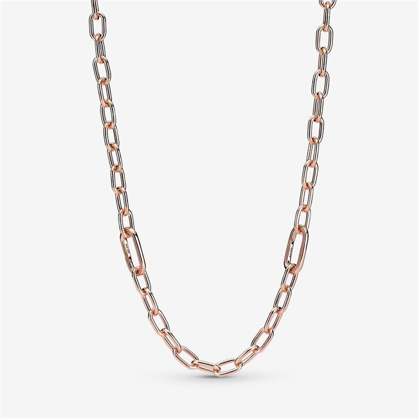 S925 Sterling Silver ME Small-Link Chain Necklace