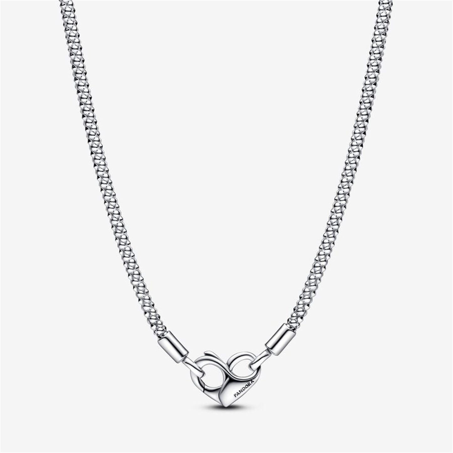 S925 Sterling Silver Moments Studded Chain Necklace