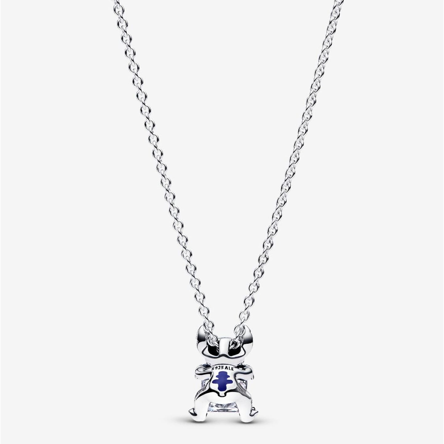 S925 Sterling Silver Stitch Collier Necklace