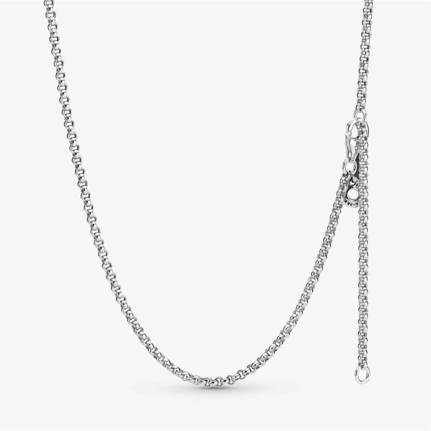 S925 Sterling Silver Rolo Chain Necklace