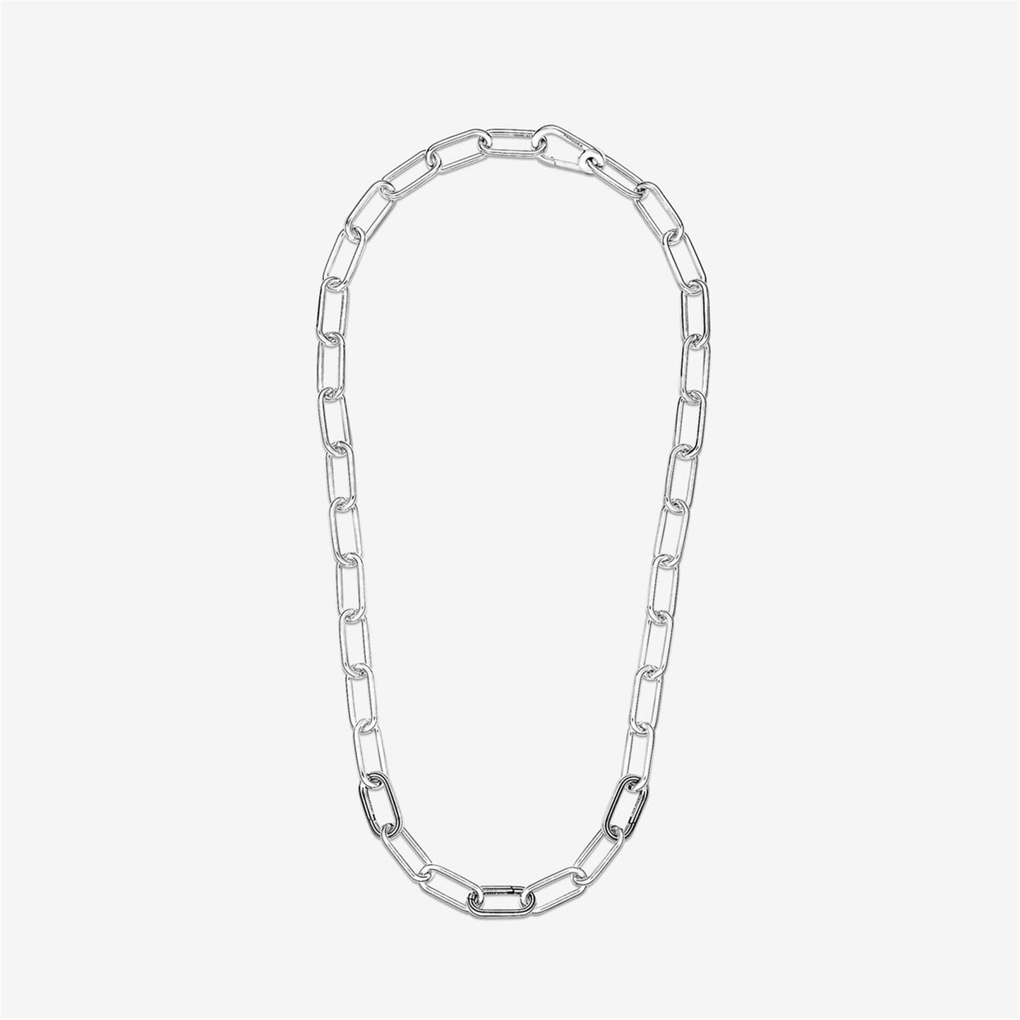 S925 Sterling Silver ME Medium-Link Chain Necklace