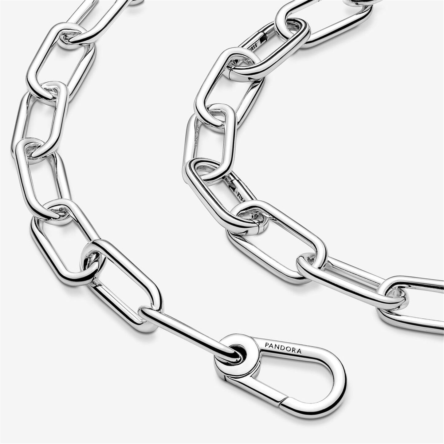 S925 Sterling Silver ME Medium-Link Chain Necklace