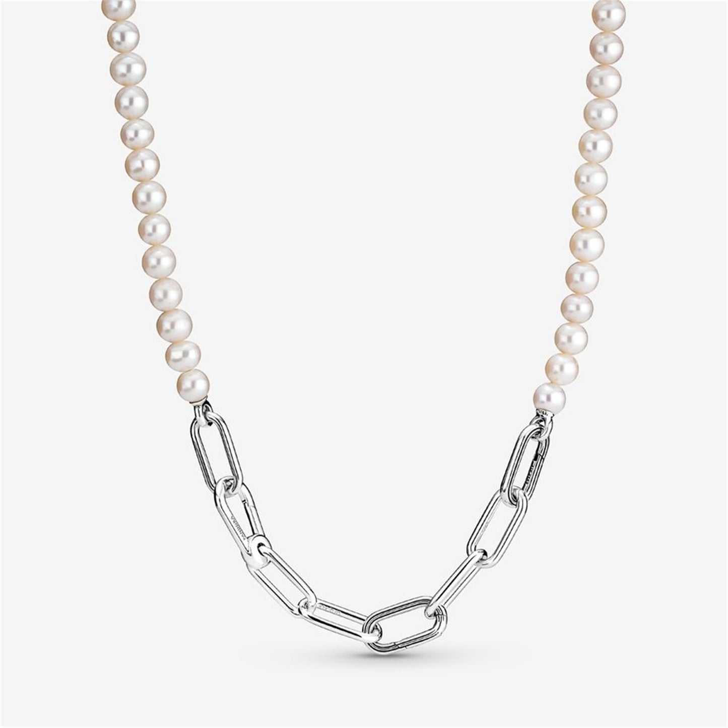 S925 Sterling Silver ME Treated Freshwater Cultured Pearl Necklace