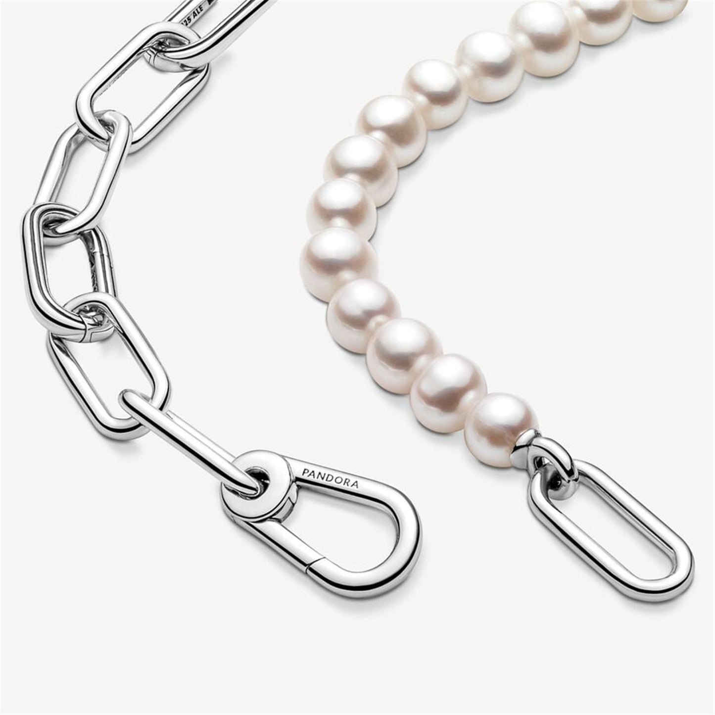 S925 Sterling Silver ME Treated Freshwater Cultured Pearl Necklace