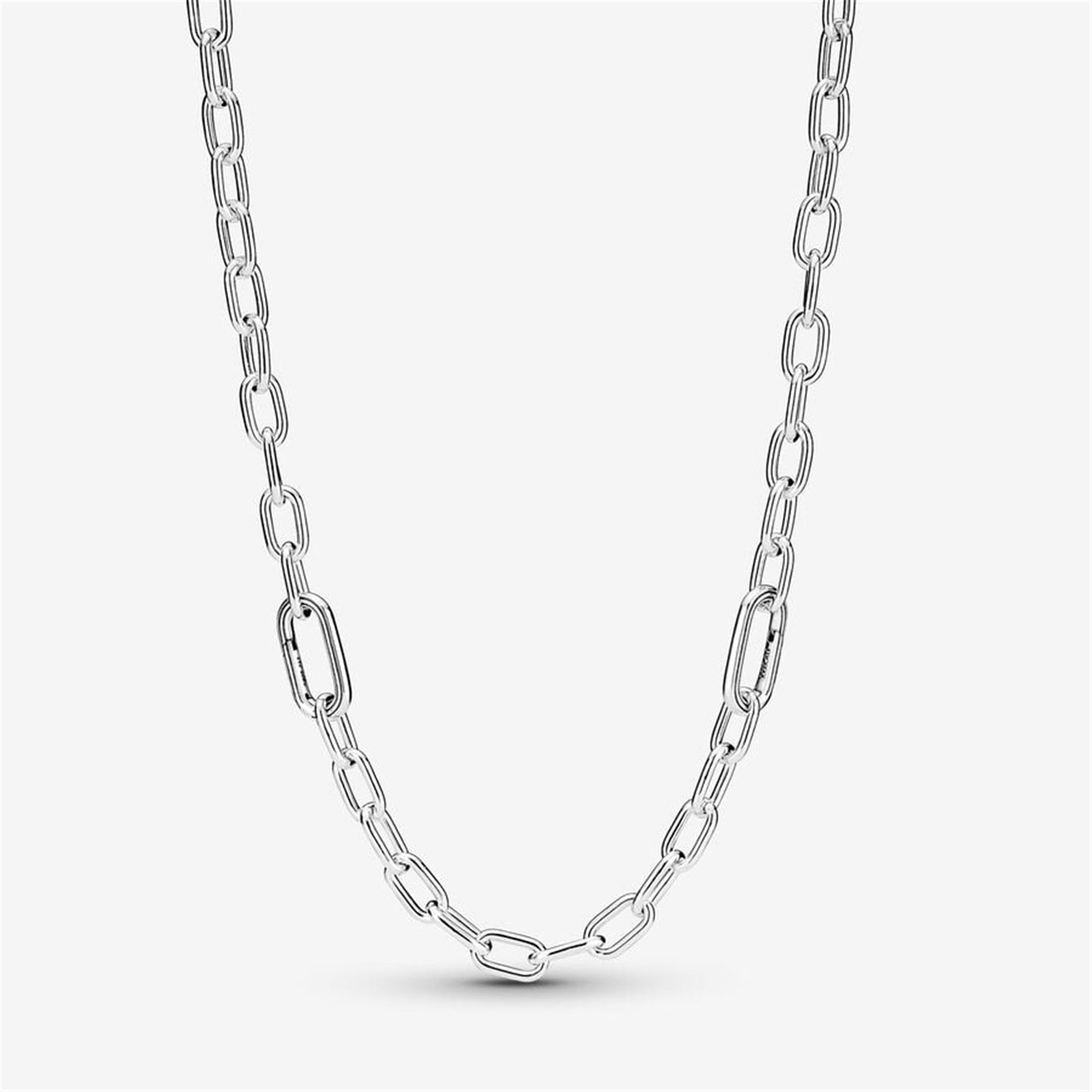 S925 Sterling Silver ME Small-Link Chain Necklace
