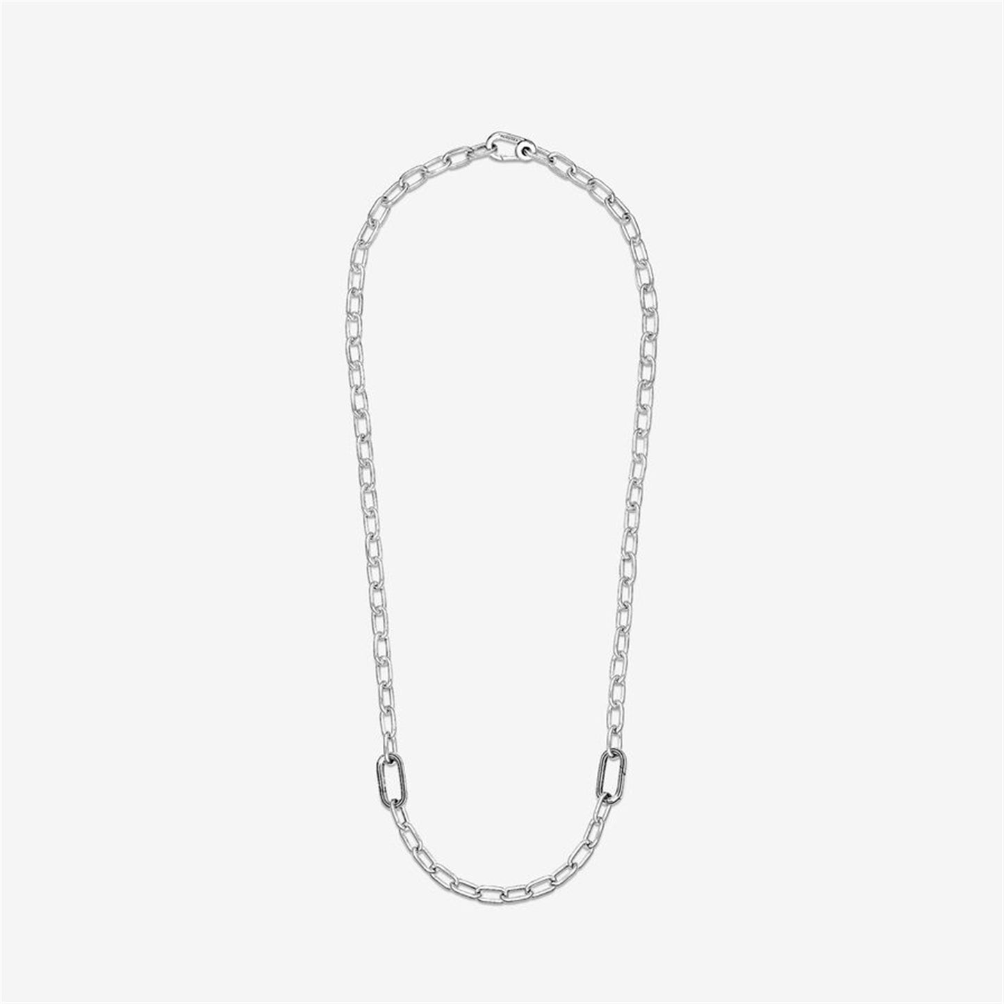 S925 Sterling Silver ME Small-Link Chain Necklace