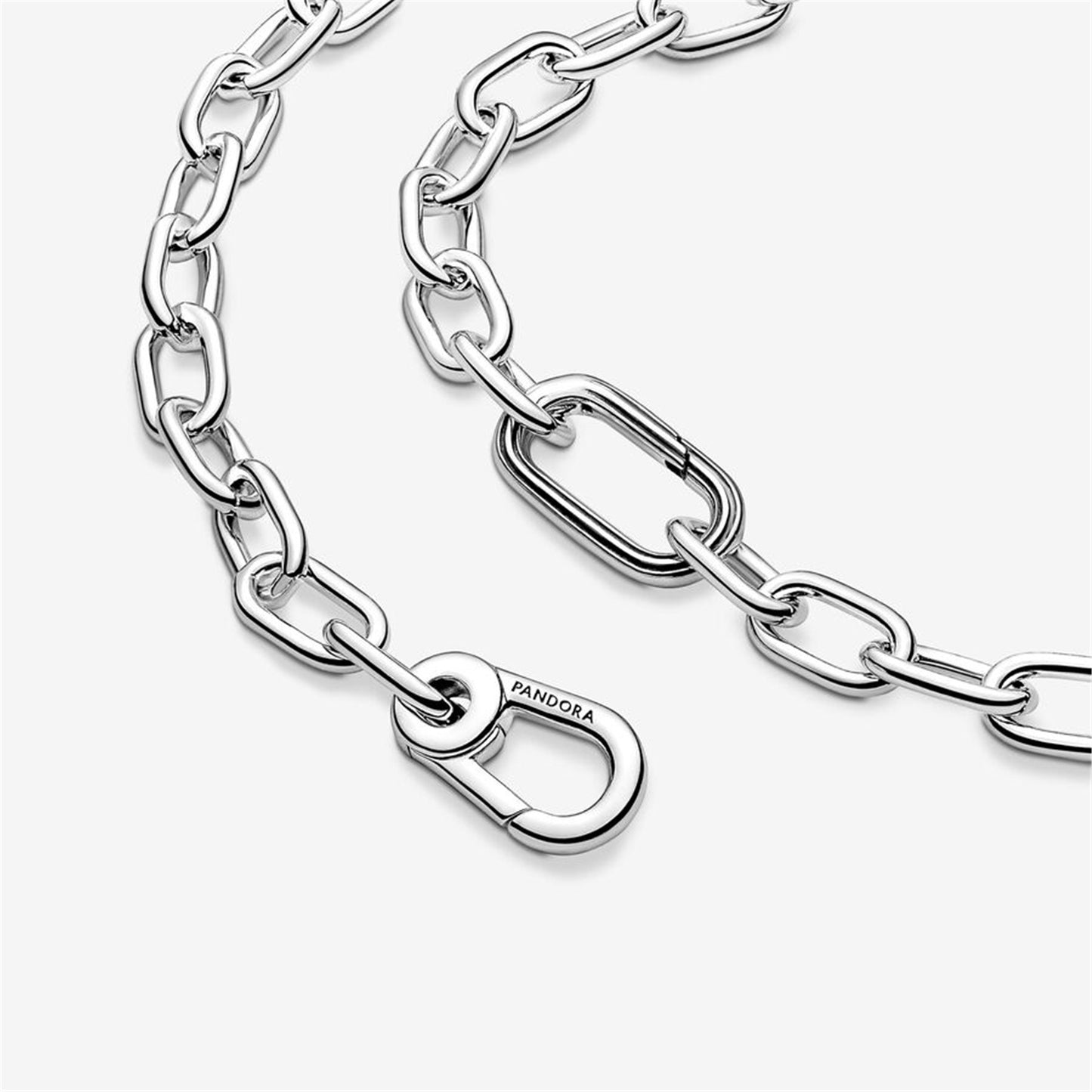 S925 Sterling Silver ME Small-Link Chain Necklace