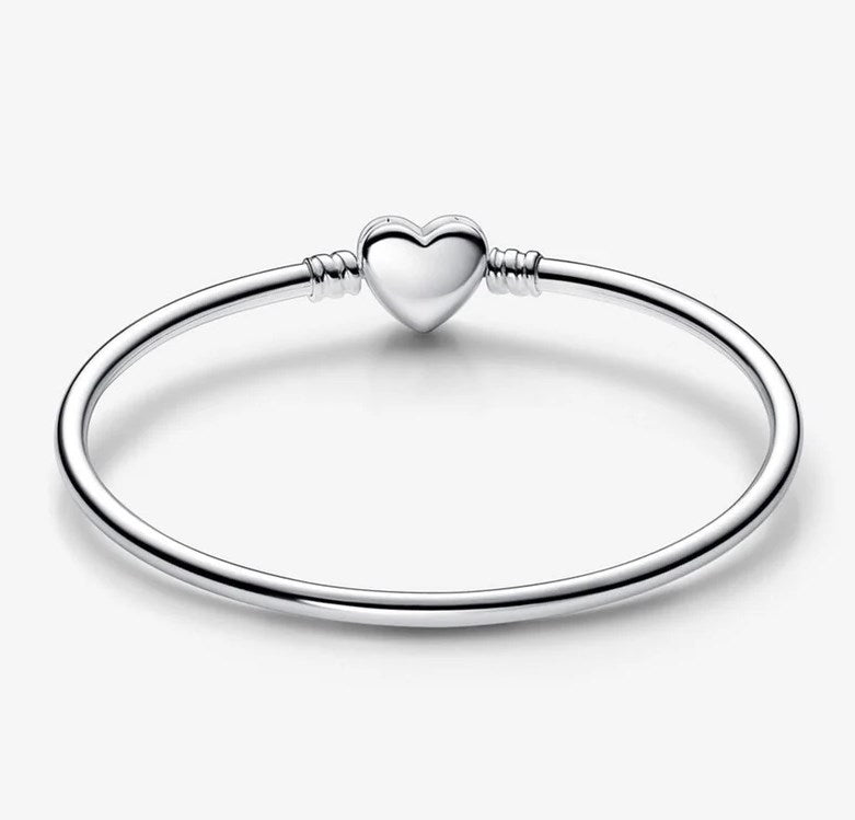 S925 Sterling Silver Moments Heart & Butterfly Bracelets