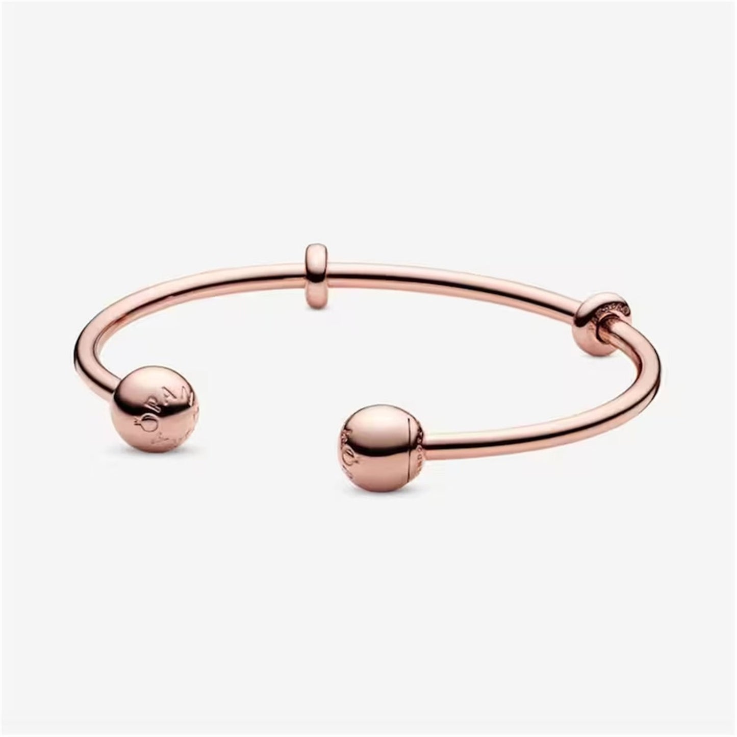 S925 sterling silver Moments Open Bangle