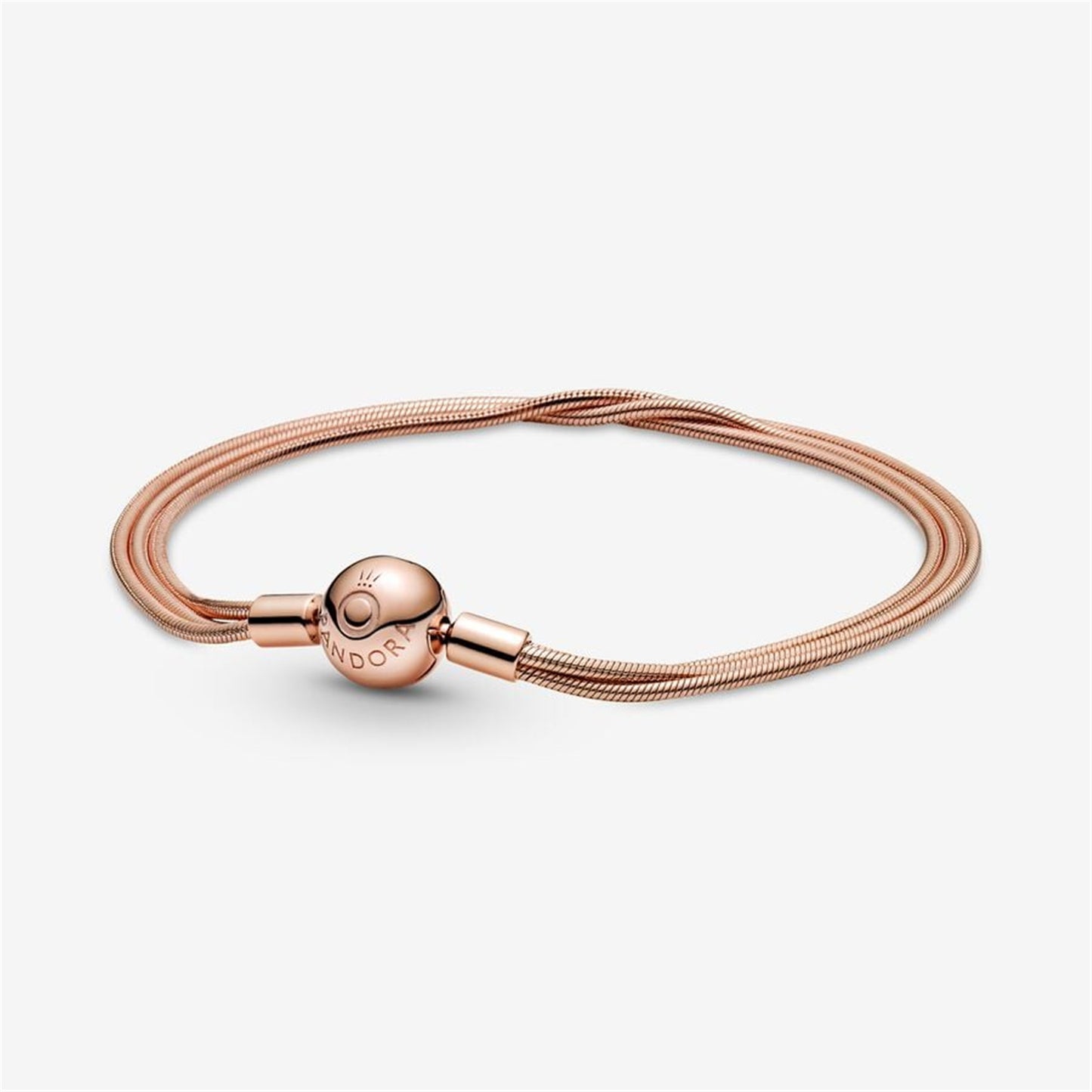 S925 sterling silver Moments Multi Snake Chain Bracelet