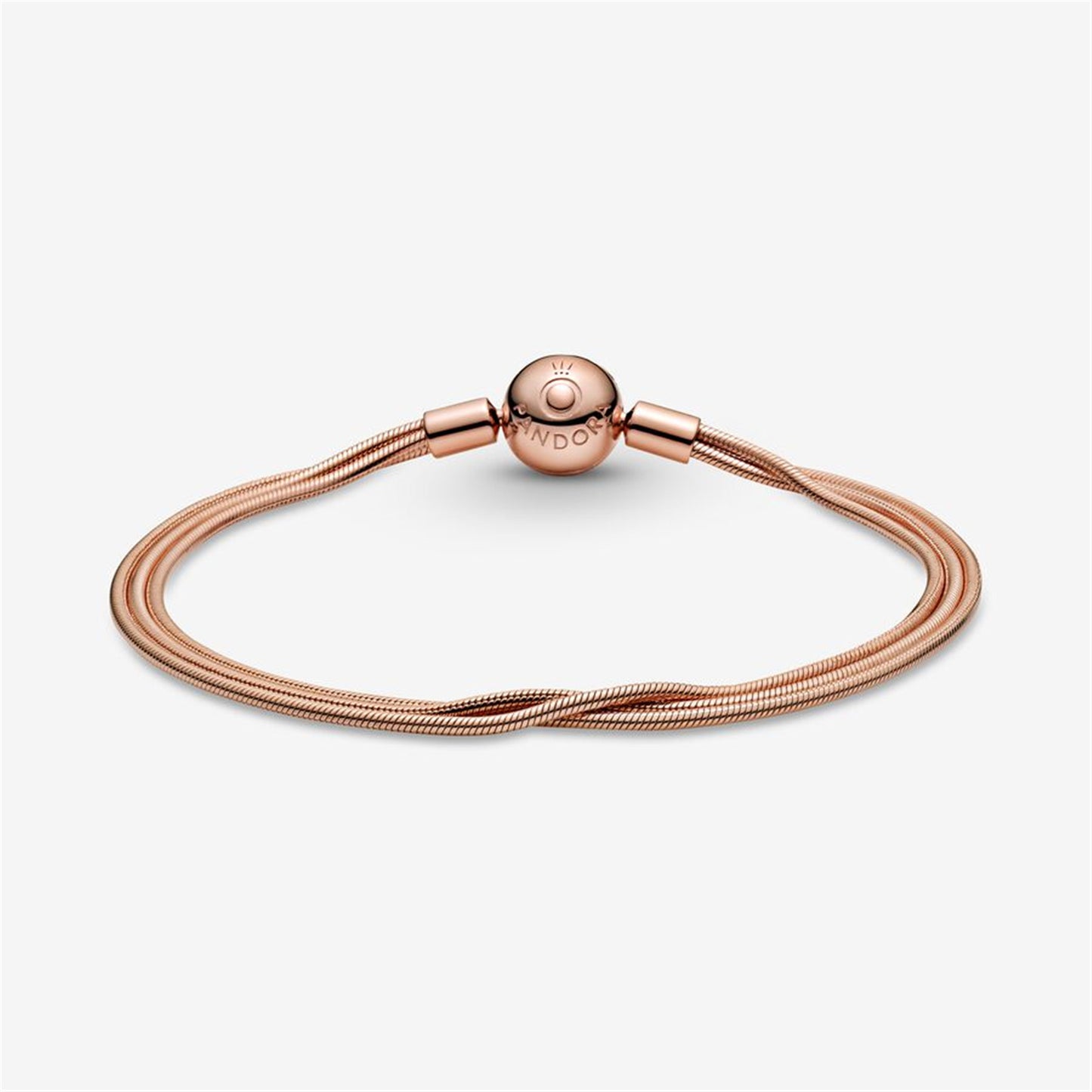 S925 sterling silver Moments Multi Snake Chain Bracelet