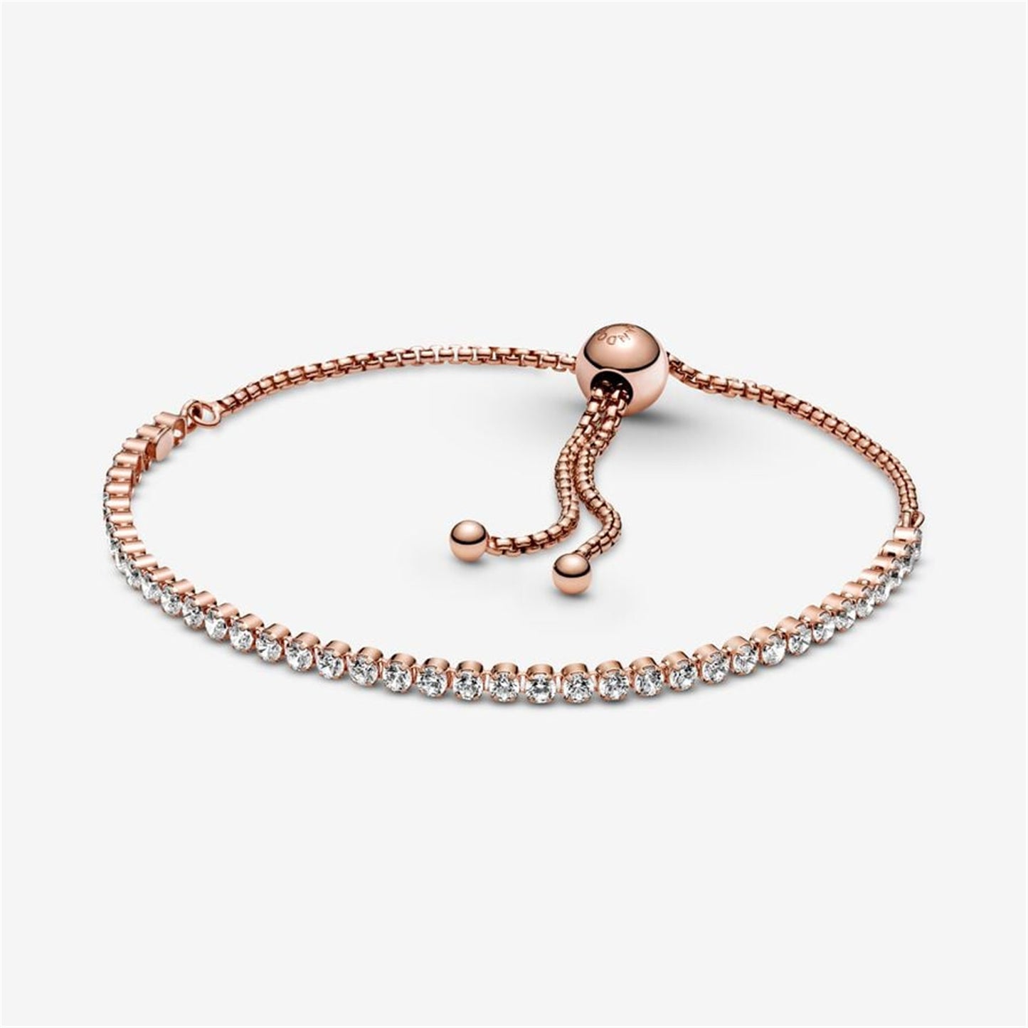 S925 sterling silver Sparkling Slider Tennis Bracelet