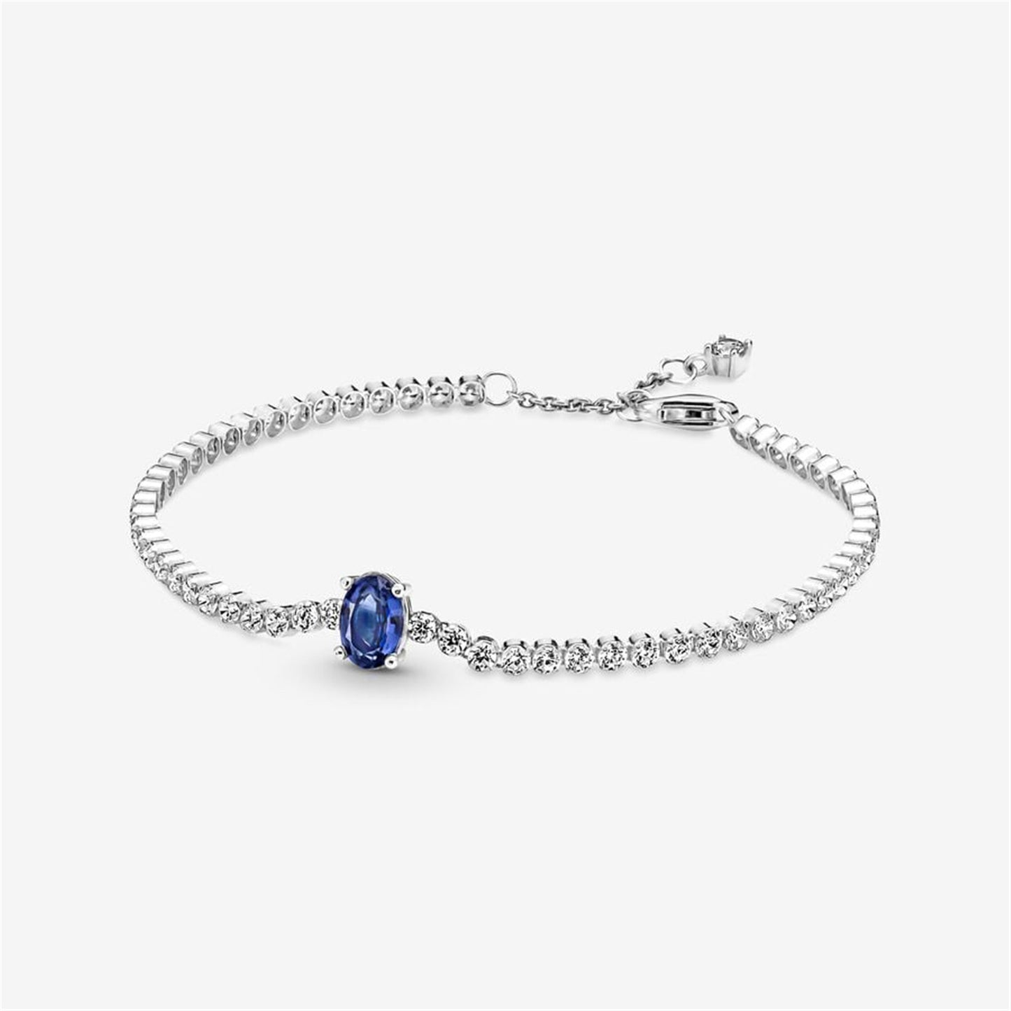 S925 sterling silver Sparkling Pavé Tennis Bracelet