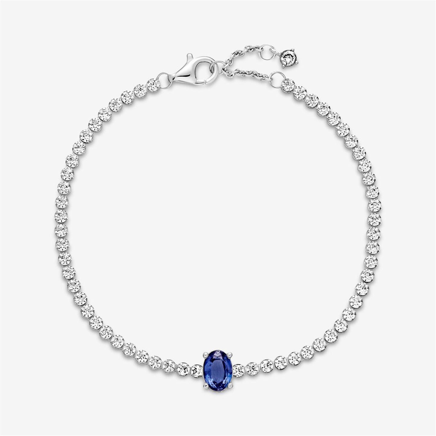 S925 sterling silver Sparkling Pavé Tennis Bracelet