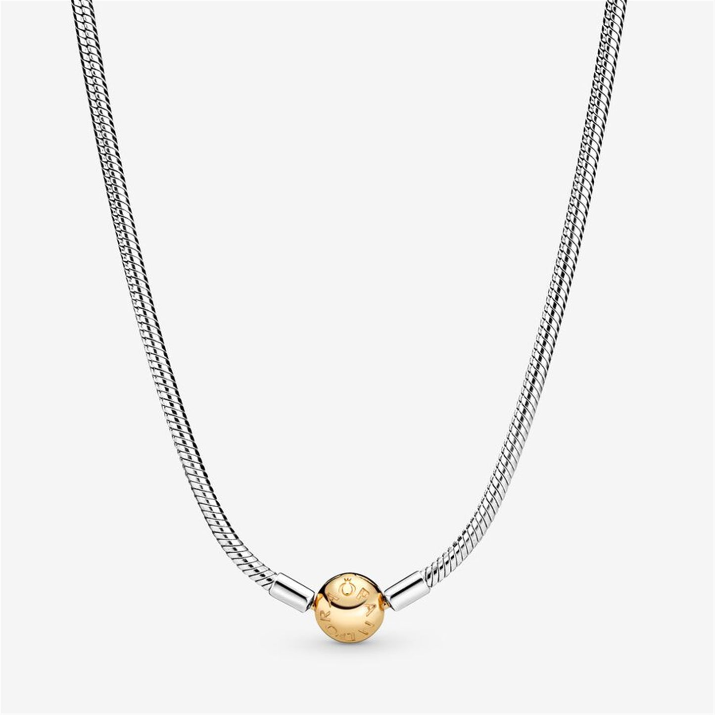 S925 Sterling Silver Moments Snake Chain Necklace