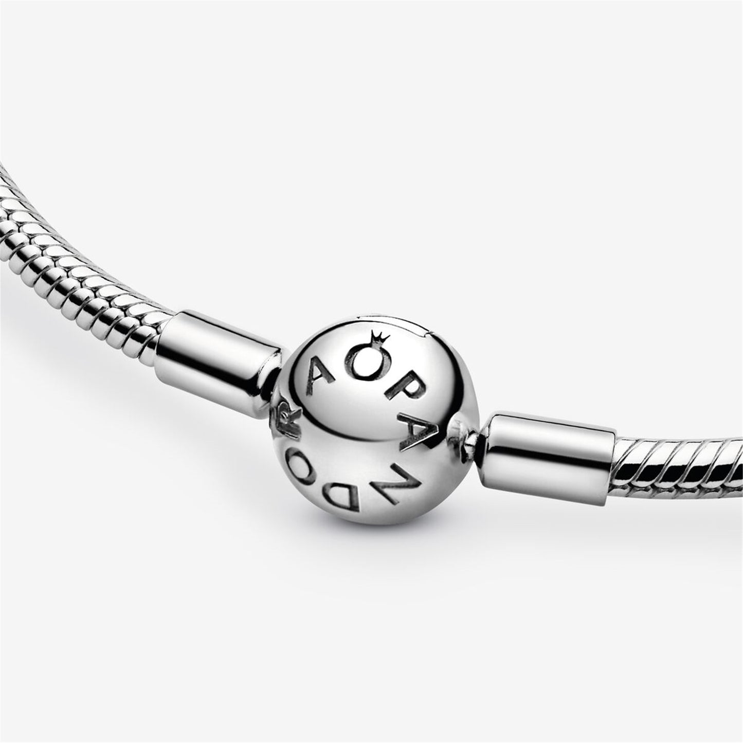 S925 Sterling Silver Moments Snake Chain Necklace