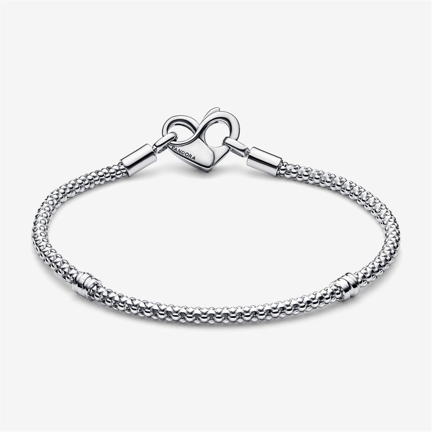 S925 sterling silver Moments Studded Chain Bracelet