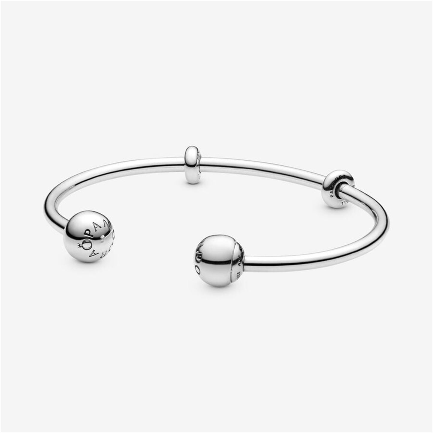 S925 sterling silver Moments Open Bangle