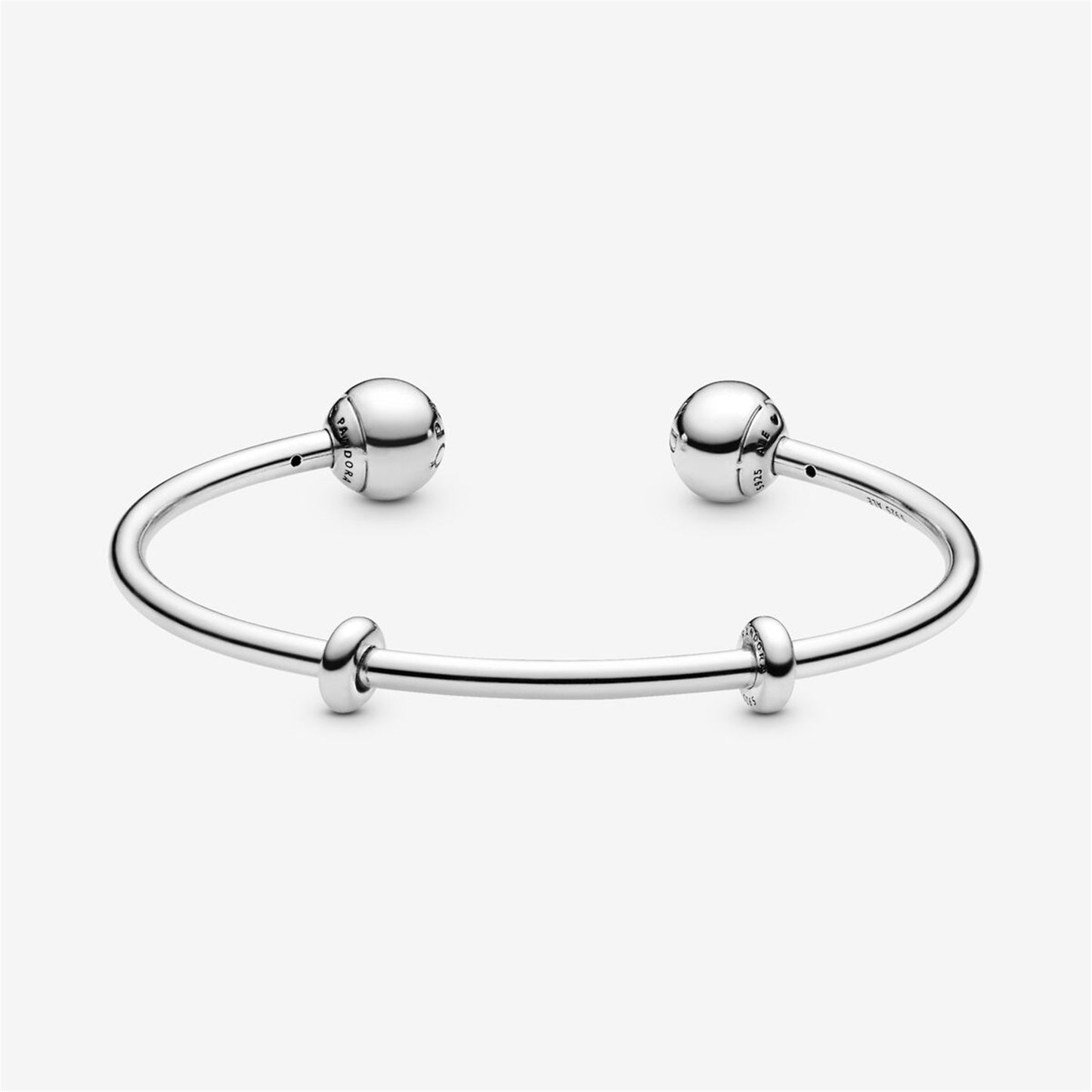 S925 sterling silver Moments Open Bangle