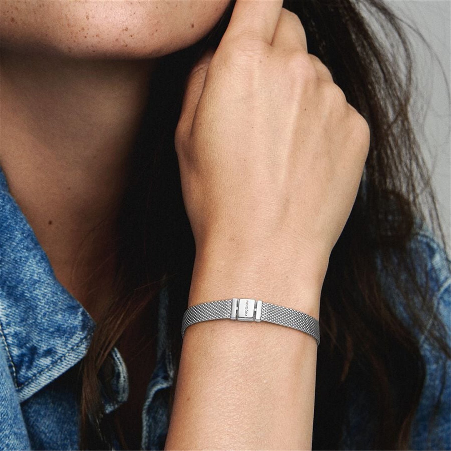 S925 sterling silver Reflexions™ Mesh Bracelet