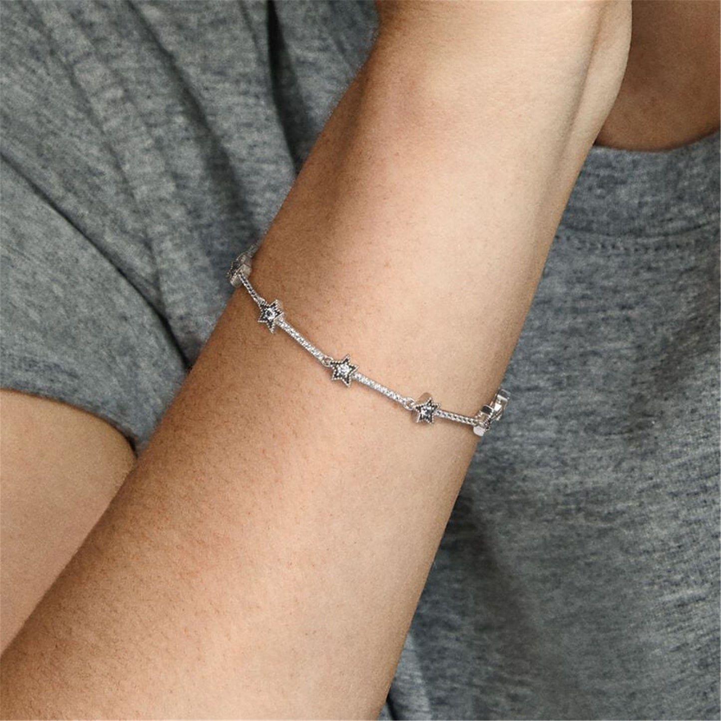 S925 sterling silver Celestial Stars Bracelet