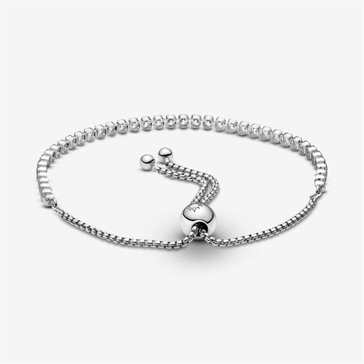 S925 sterling silver Sparkling Slider Tennis Bracelet