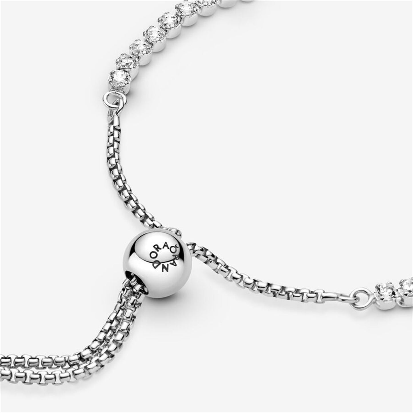 S925 sterling silver Sparkling Slider Tennis Bracelet