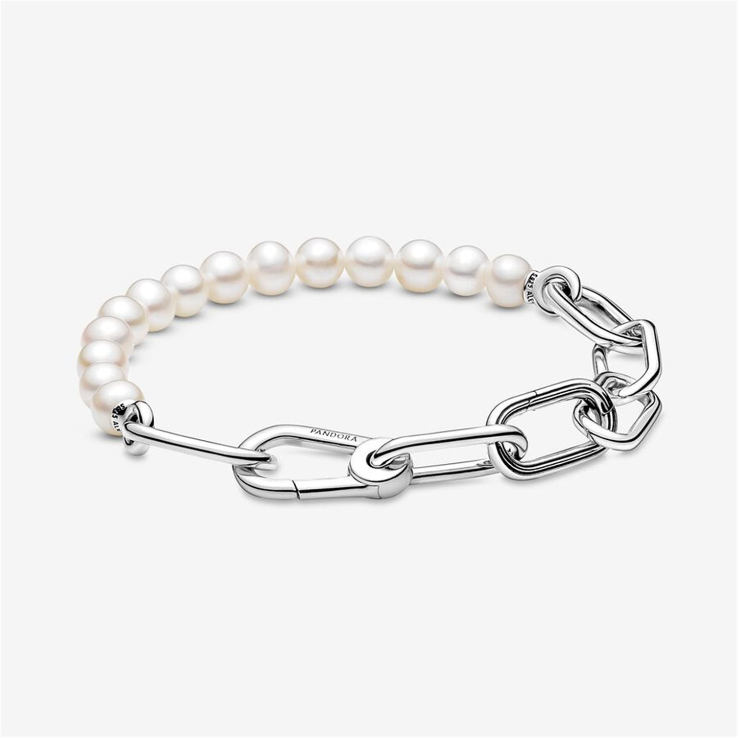 S925 Sterling Silver ME Treated Freshwater Cultured Pearl Bracelet