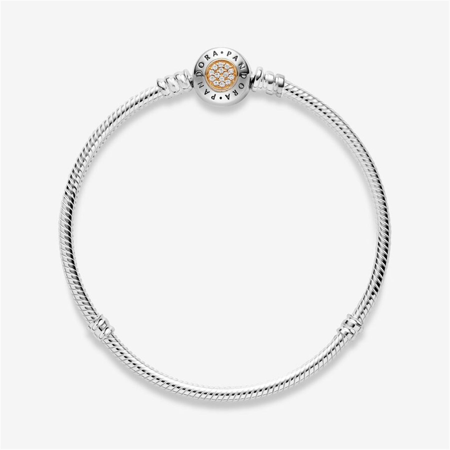 S925 sterling silver Moments Snake Chain Bracelet